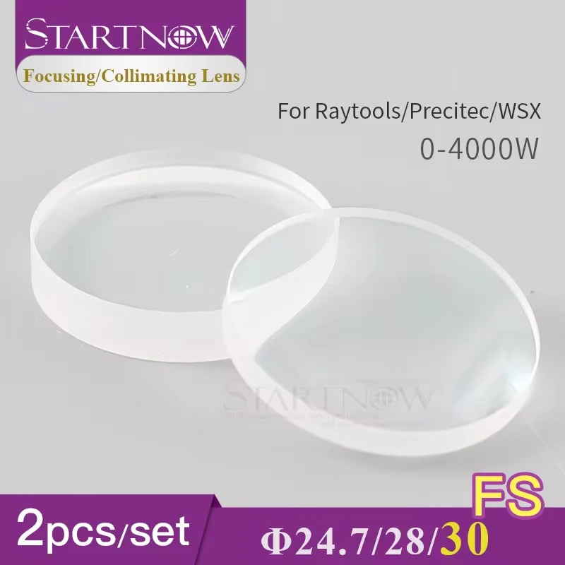 

Startnow кварцевые лазерные фокусные линзы 25 28 30 мм для Precitec Raytools WSX 2 шт