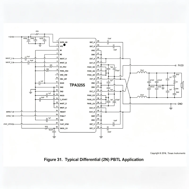 Плата усилителя мощности TPA3255 PBTL моно 480 Вт (art.: 3920d1d9db3db) - 3920d1d9db3db