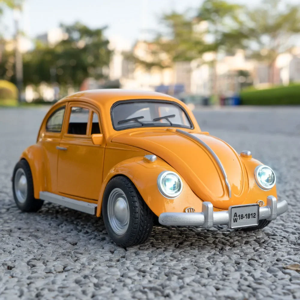 1:18 Volkswagen Beetle 1963 модели автомобилей литые под давлением игрушки из сплава легкий