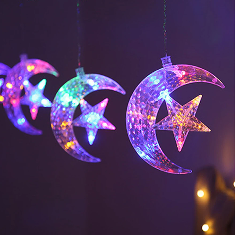 

Ramadan Decorations Moon Star Led String Lights EID Mubarak Decor For Home Islam Muslim Event Party Supplies Eid Al Adha