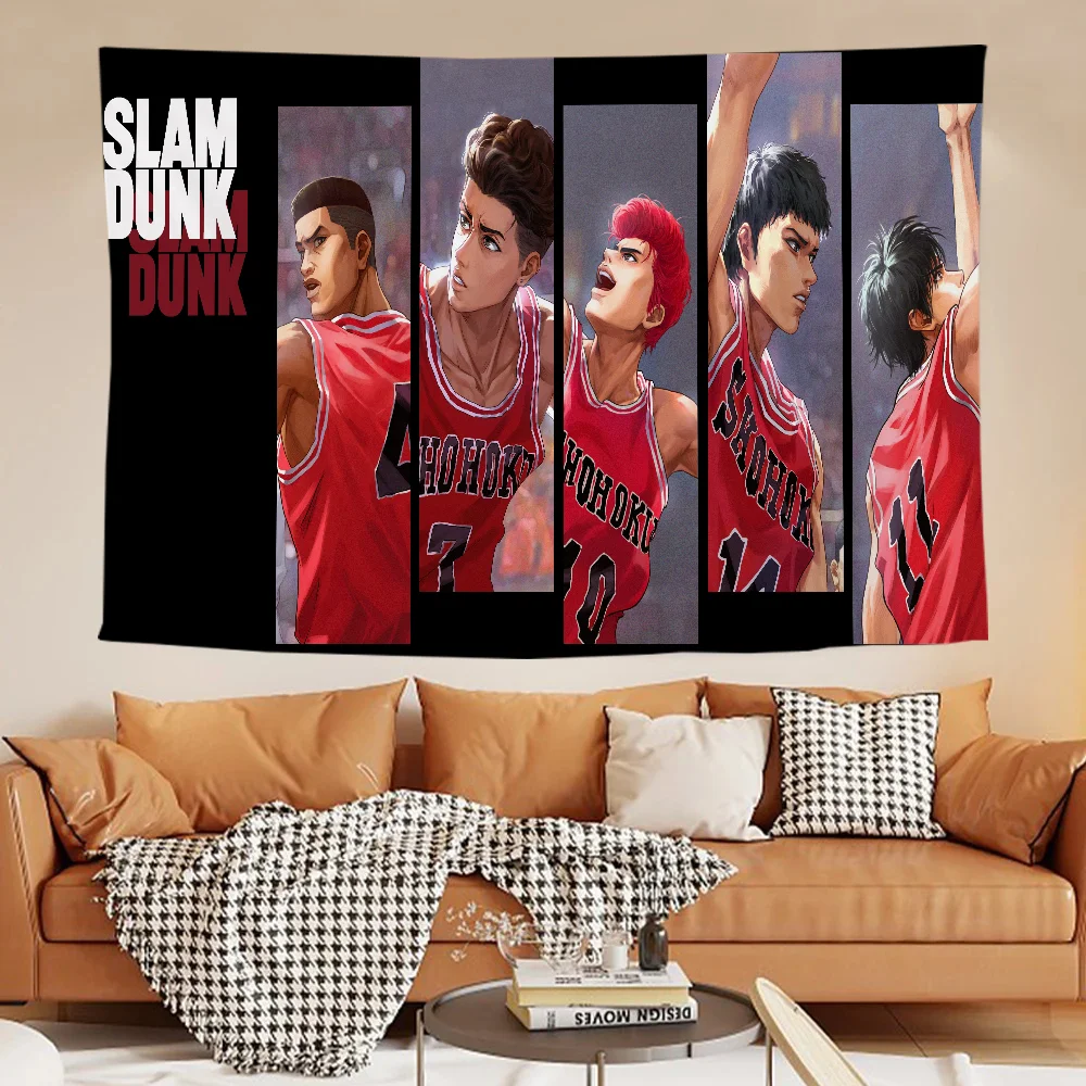 SLAM DUNK Настенный декоративный гобелен в стиле аниме Laumango бренд 100% полиэстер можно