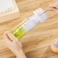 thermos cup brush bottle bottle brush cleaning kit bottle brush with long handle kitchen scrub for water bottle bluelight green