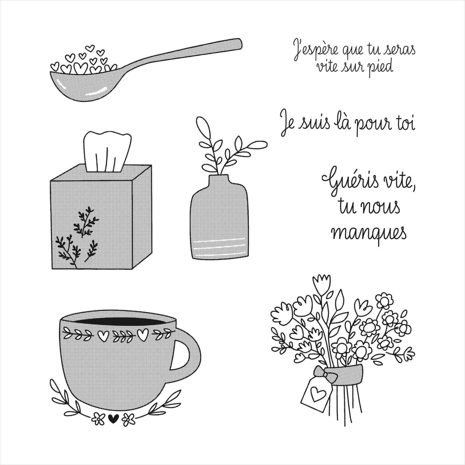 Новинка 2022 года штампы для чашек с июля по декабрь бумага рисования кофейной