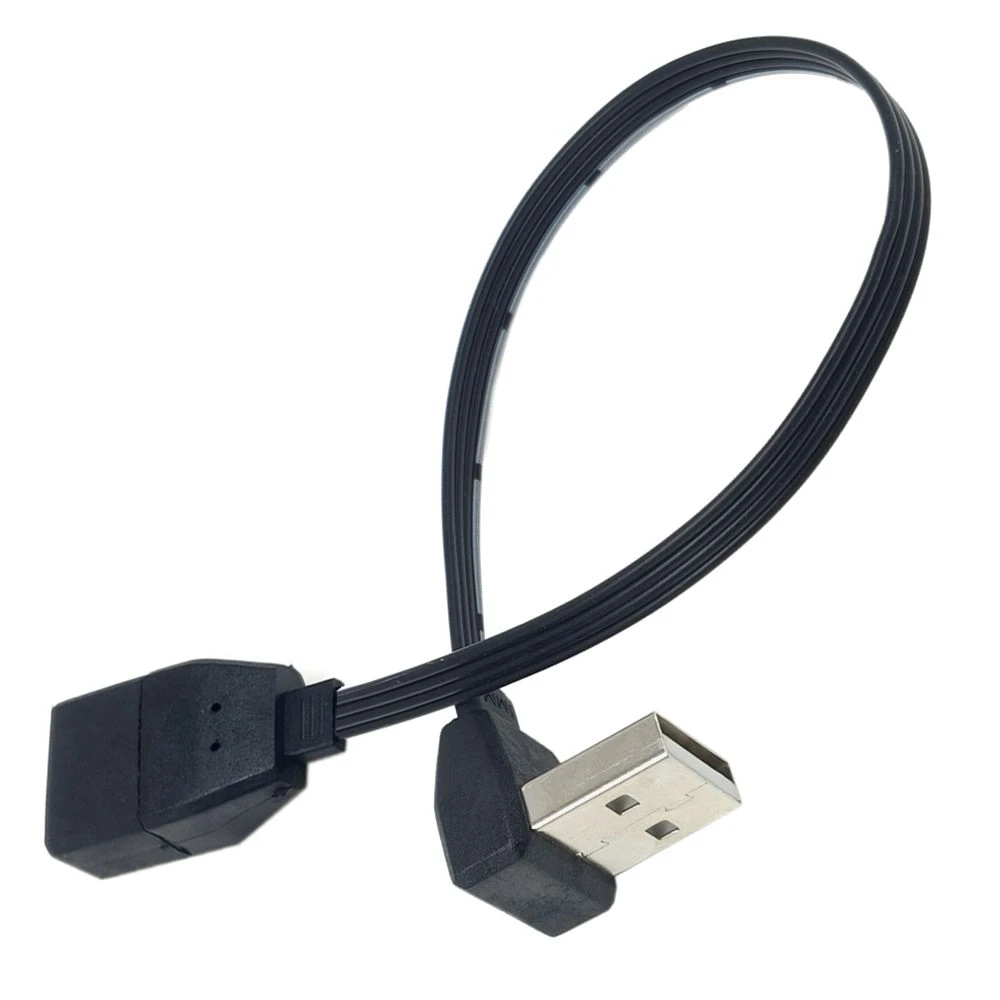 5 см 50 USB 2 0 A Stecker auf Weibliche 90 Abgewinkelt Verlängerung Адаптер кабель männlich zu weiblich teksto/links/unt
