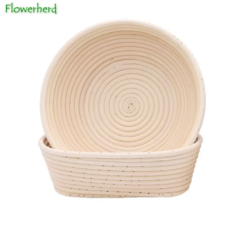 

Bread Proofing Baskets Multi-size Round Oval Dough Proofing Bowls W/Liners Perfect for Professional Home Sourdough Bread Baking