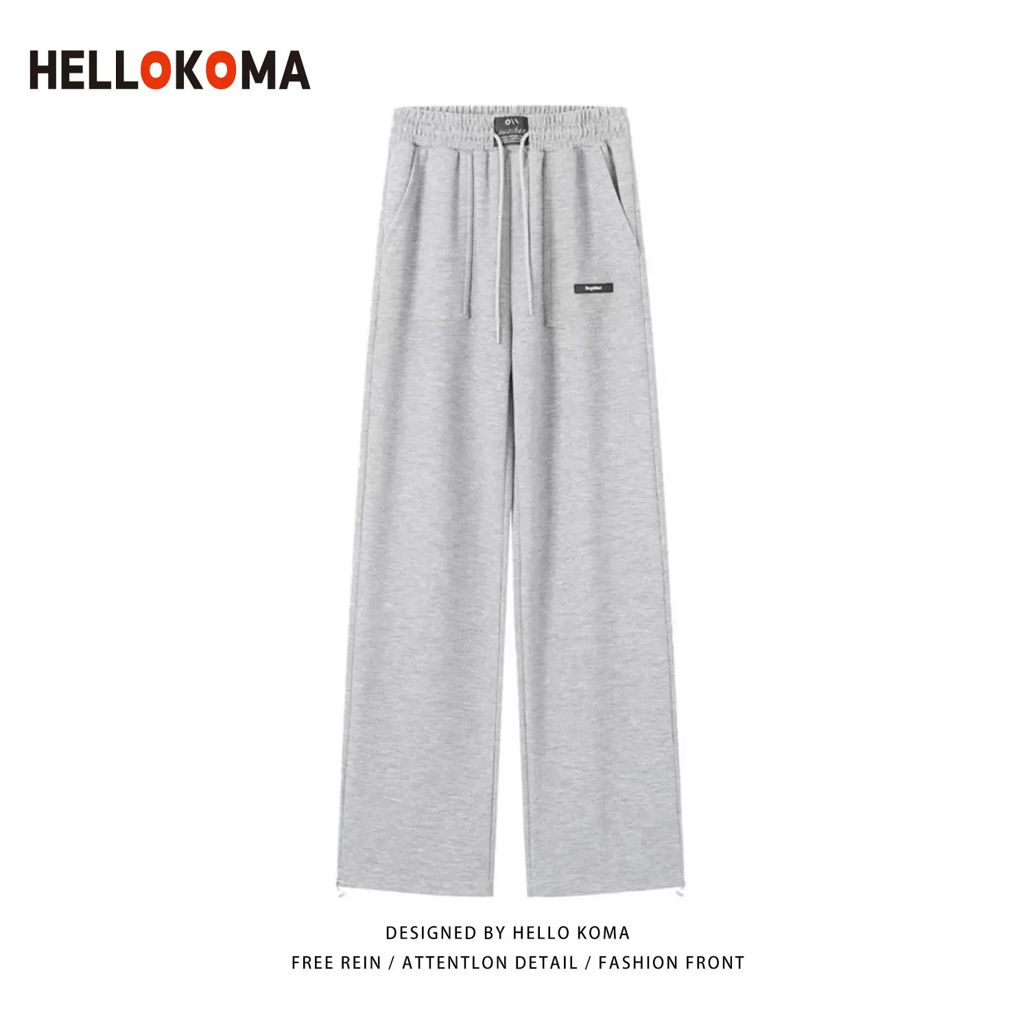 

Casual Pants Jogers Woman Joggers Sweatpants Ankle-Tied Wide-Leg Trousers Straight Loose Lovers Wild Sports Pants Men Baggies
