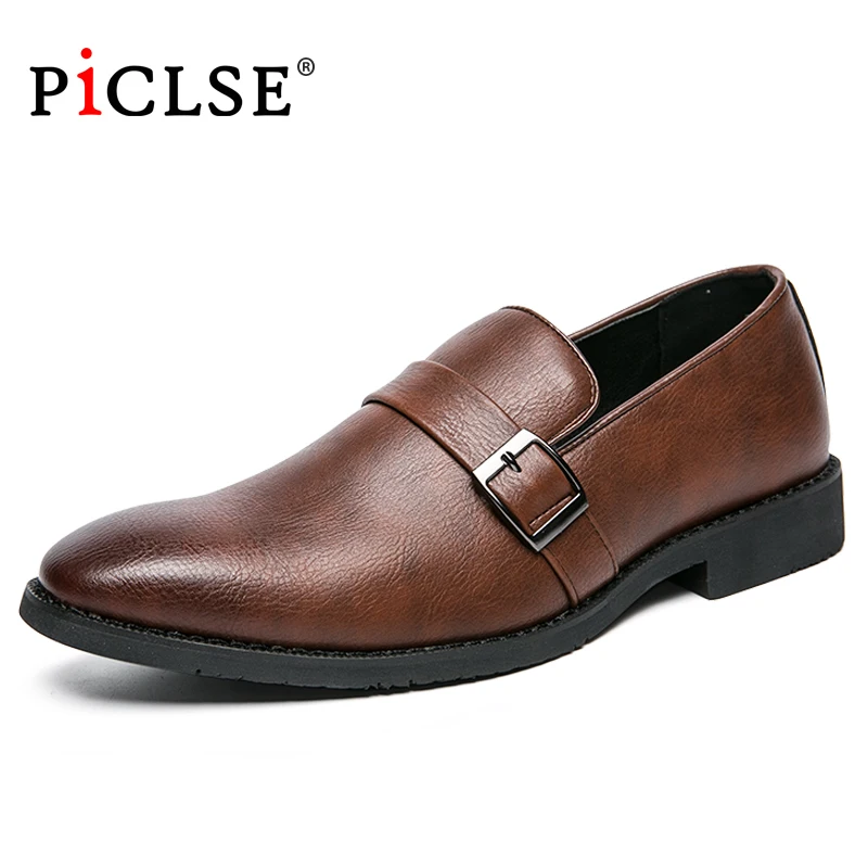 

Черные кожаные туфли для мужчин, Классическая обувь, слипоны, повседневные мужские мягкие официальные повседневные туфли для отдыха, мужск...