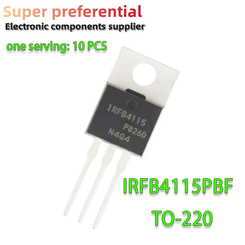 

10 шт. IRFB4115PBF TO220 IRFB4115 4115 TO-220 IC IRF4115