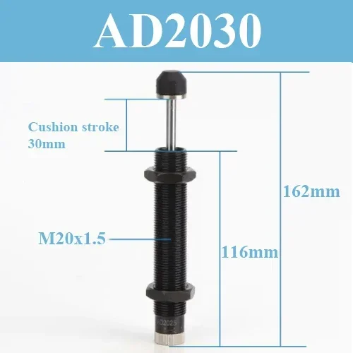 

AD1410 AD1412 AD1416 AD1420 AD2016 AD2020 AD2025 AD2050 AD2580 AD1620 AD Регулируемый амортизатор Гидравлический буфер давления масла
