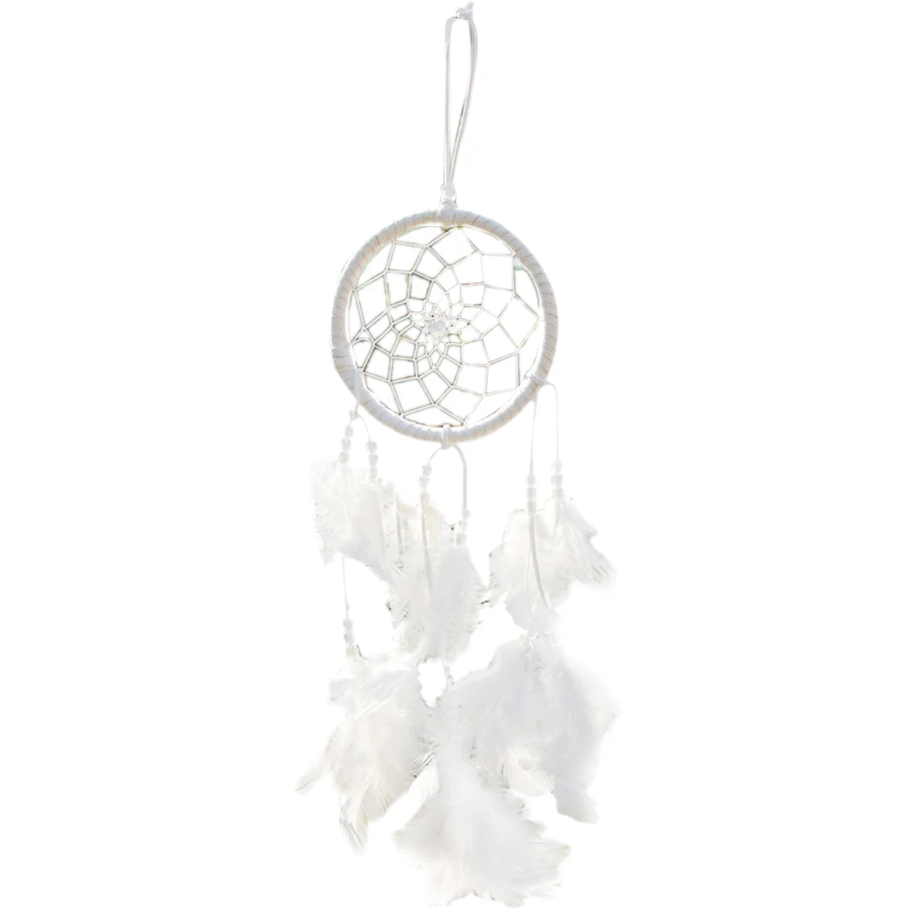 

1pc Dream Catcher National Feather Ornaments Lace Ribbons Feathers Girls Room Decor Dreamcatchers Home Pendant Decoration