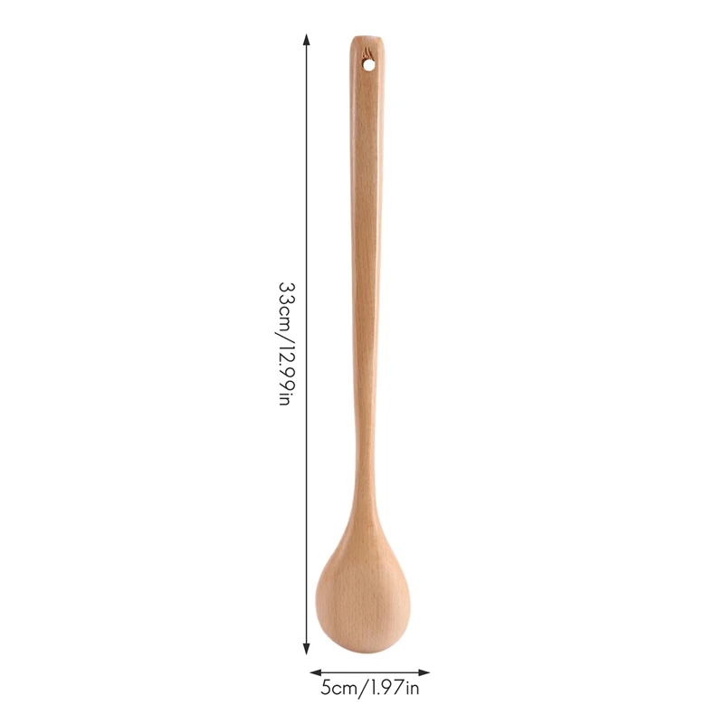 8 шт. деревянные ложки для перемешивания длина 13 дюймов |