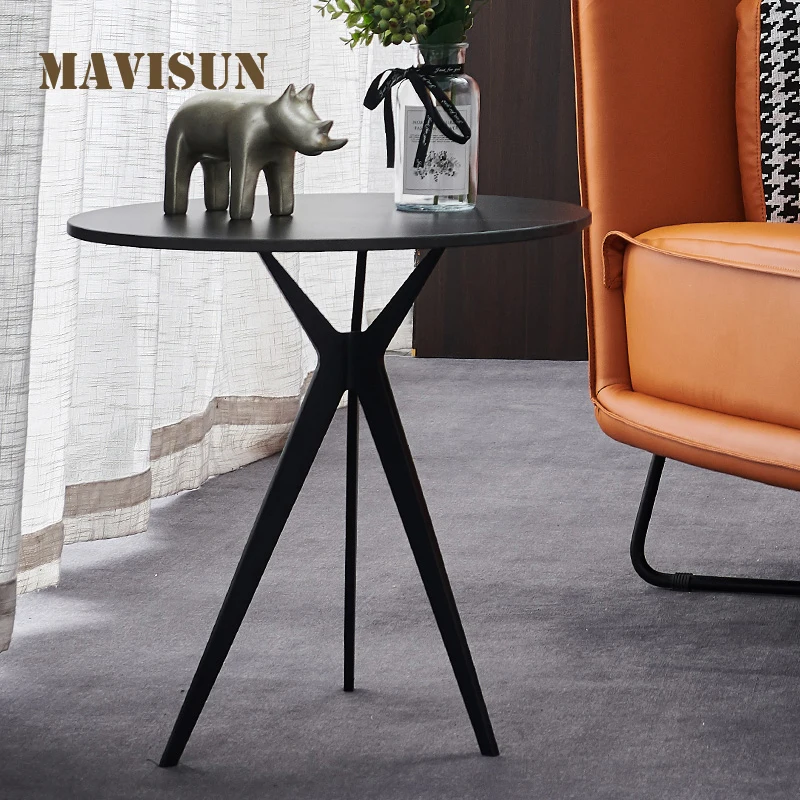 

Minimalist Round Coffee Corner Sofa Side Table Luxury Dining Home Hotel Living Room Center Szafki Nocne Nordic Furniture FYH