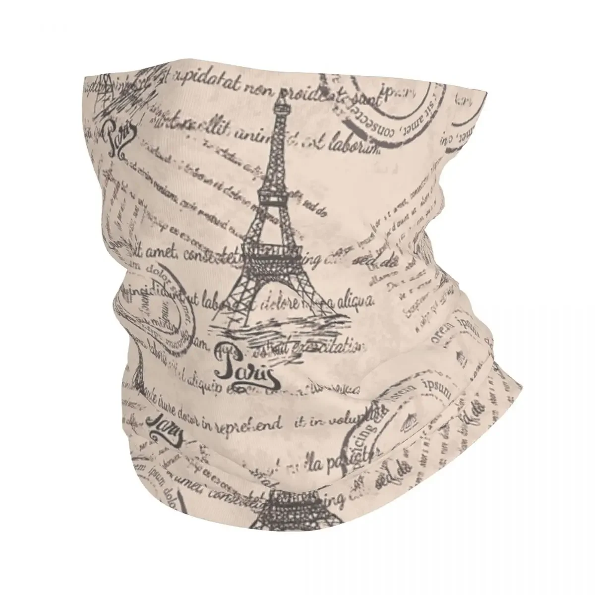 Эйфелева башня конверт бандана гетры с принтом художественная Балаклава шарф
