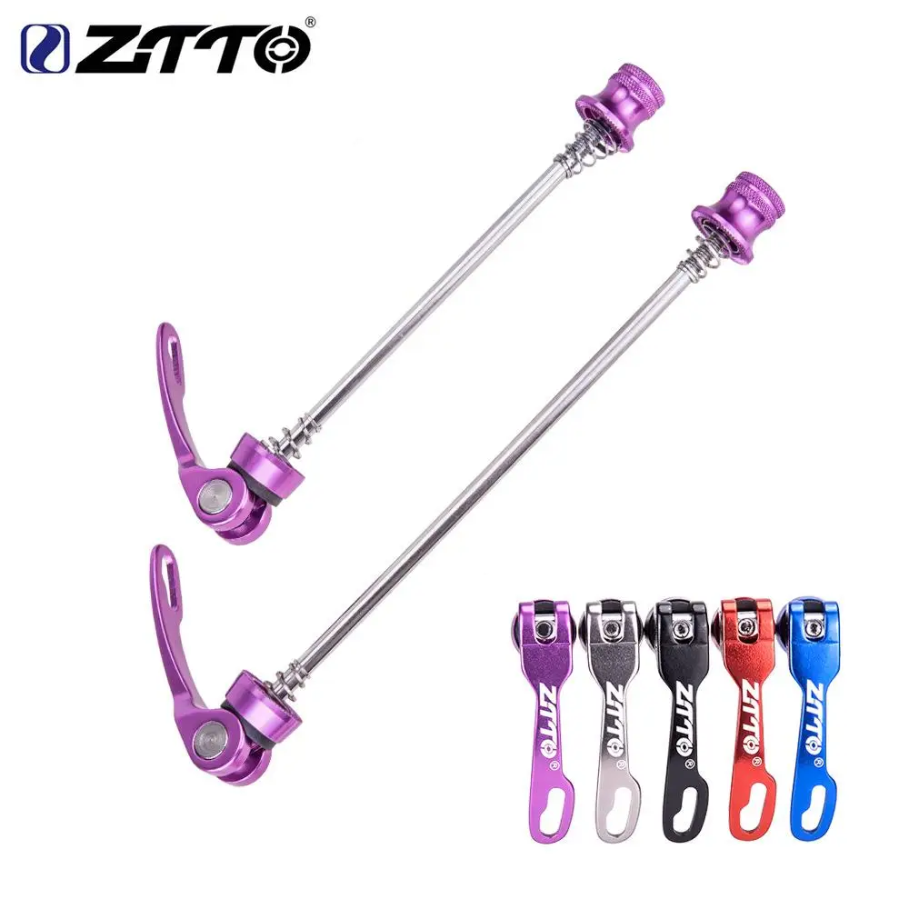 

ZTTO 1 Pair MTB Mountain bike Bicycle Skewers Ultralight Quick Release Skewers QR 100mm 135mm for mountain Road Bike hub 9mm 5mm
