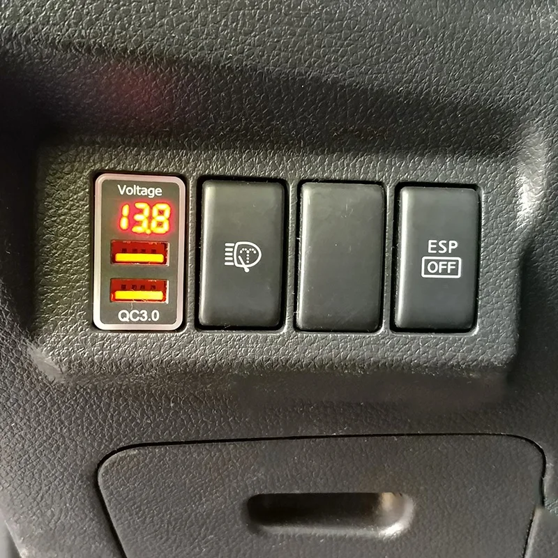 Автомобильное зарядное устройство с USB-портом USB QC3.0 разъем для быстрой зарядки