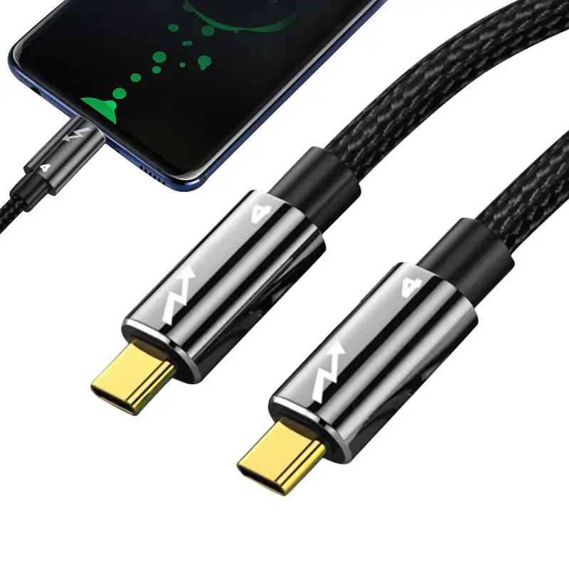Кабель для быстрой зарядки 40 Гбит/с данные типа C ForThunderbolt 4 8K Дата-кабель PD 100 Вт Кабель для передачи данных TrType-C Кабель для быстрой зарядки 40 Гбит/с данные типа C ForThunderbolt 4 8K Дата-кабель PD 100 Вт Кабель для передачи данных TrType-C
