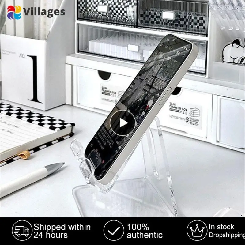 

Акриловый прочный телефон, прозрачные настольные украшения, Прочный кронштейн, аксессуары для электронных продуктов, держатель