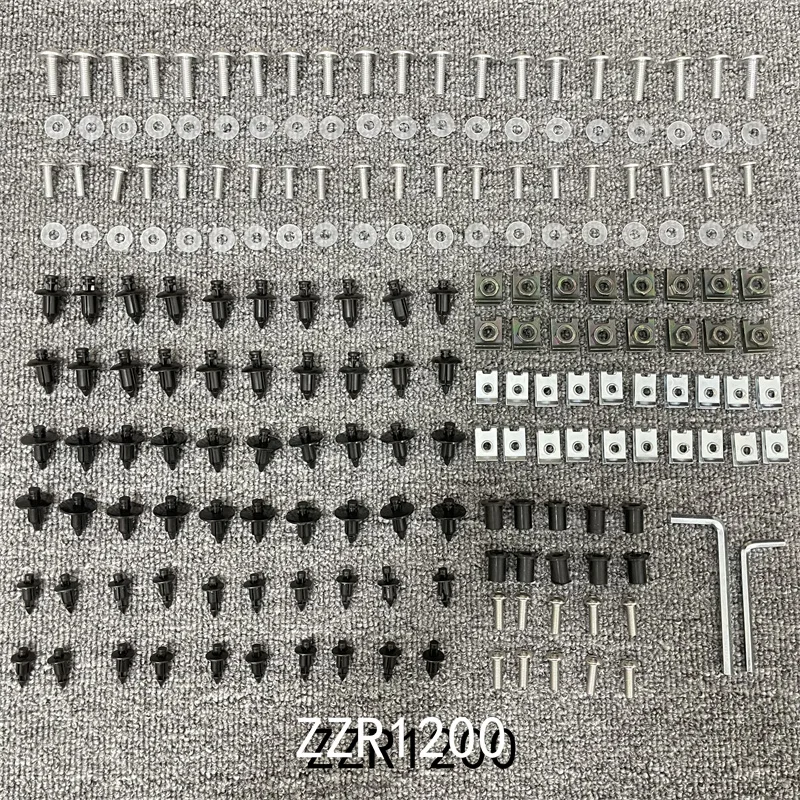 

Fairing Bodywork Kit Bolts Screws For Fit For Kawasaki ZZR1200 2002-2005