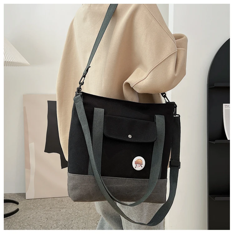 Jooyedeer Women Canvas Crossbody Bag New Fashion Student Backpack Outdoor Leisure Ladies Messenger Bag Shoulder Bags Shopping