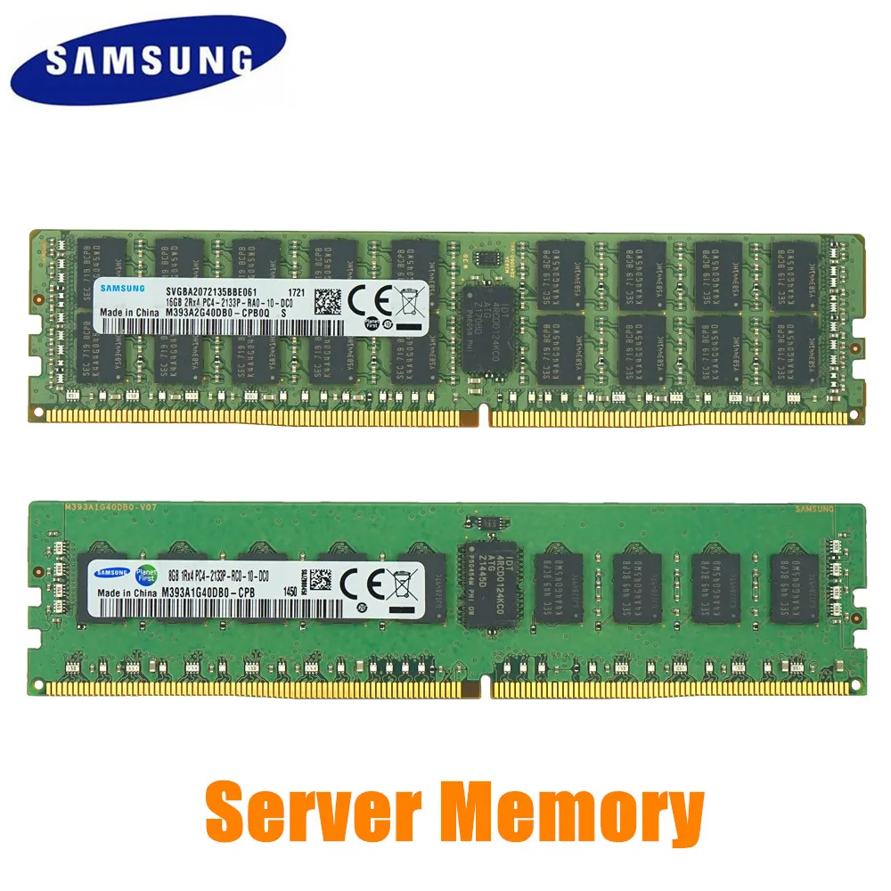 

Samsung DDR4 Ram 8GB 4GB 16GB 32GB PC4 2133MHz 2400MHz 2666MHz 2133P 2400T 2666V ECC REG Server Memory Support X99 Motherboard