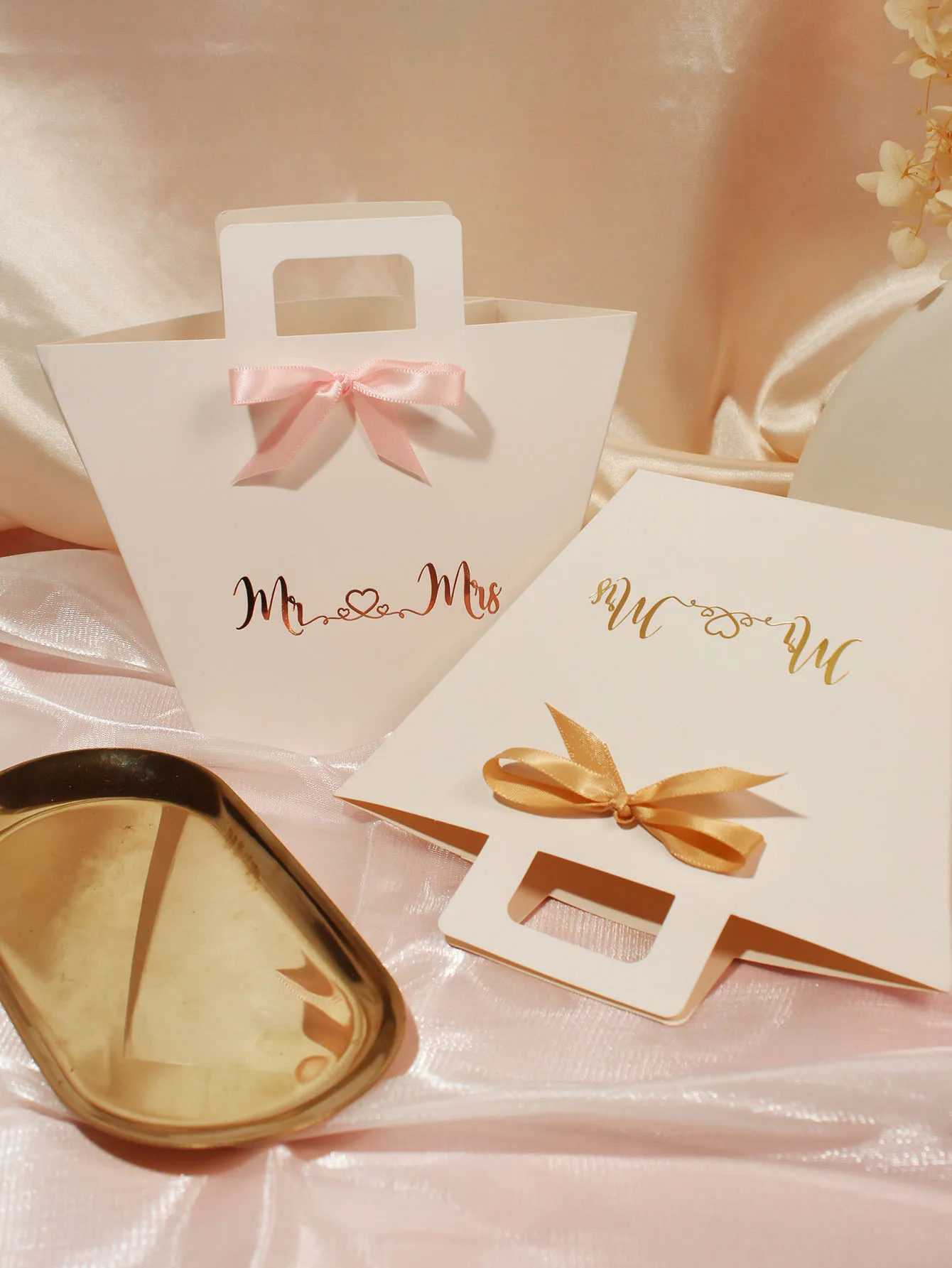 10/20 шт. Свадебная коробка конфет с лентой упаковка для вечеринок подарочная и