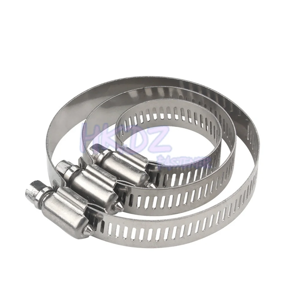

Water Pipe Range Hood Washing Machine Gas Pipe 304 Stainless Steel Adjustable Drive Hose Clamp Fuel Line Worm Size Clip Hoop