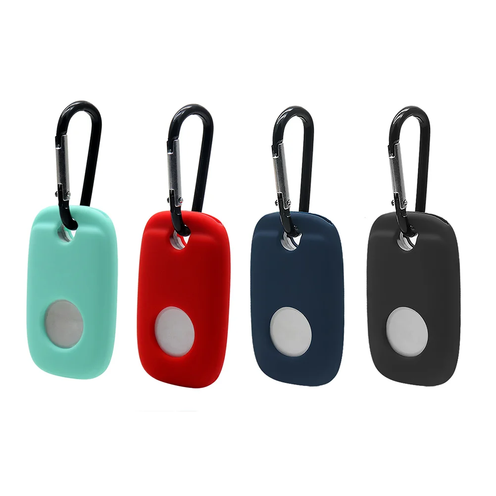 

4 Pcs Tracker Case Car Stand Protective Cover Tracer Key Chain Silicone Silica Gel Shockproof Portable Cases