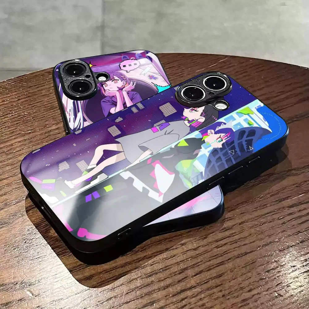Фото Чехол для iPhone 17 Air, 16, 15, 14, 13, 12, 11 Plus, Mini, Pro, Max с рисунком японской певицы Зутомайо, стеклянный, магнитный №4