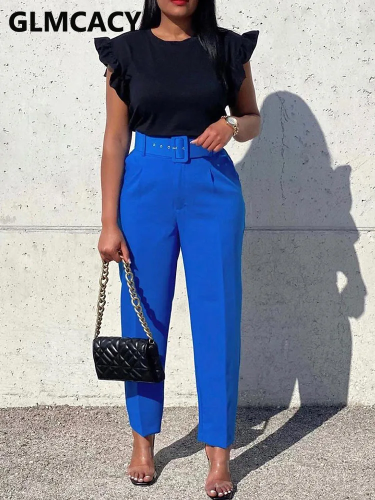 

Элегантные и шикарные женские офисные брюки-облегающие брюки до щиколотки