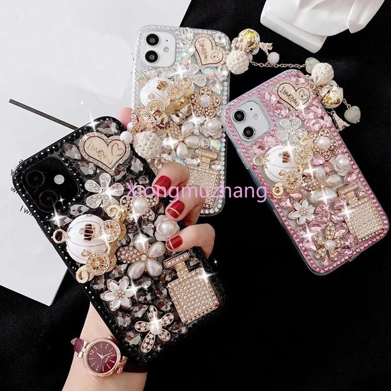 bling luxury rhinestone diamond case for motorola moto g9 plus g9 play g10 g20 g30 g50 g60 g100 g200 g71 g41 crystal phone cover free global shipping