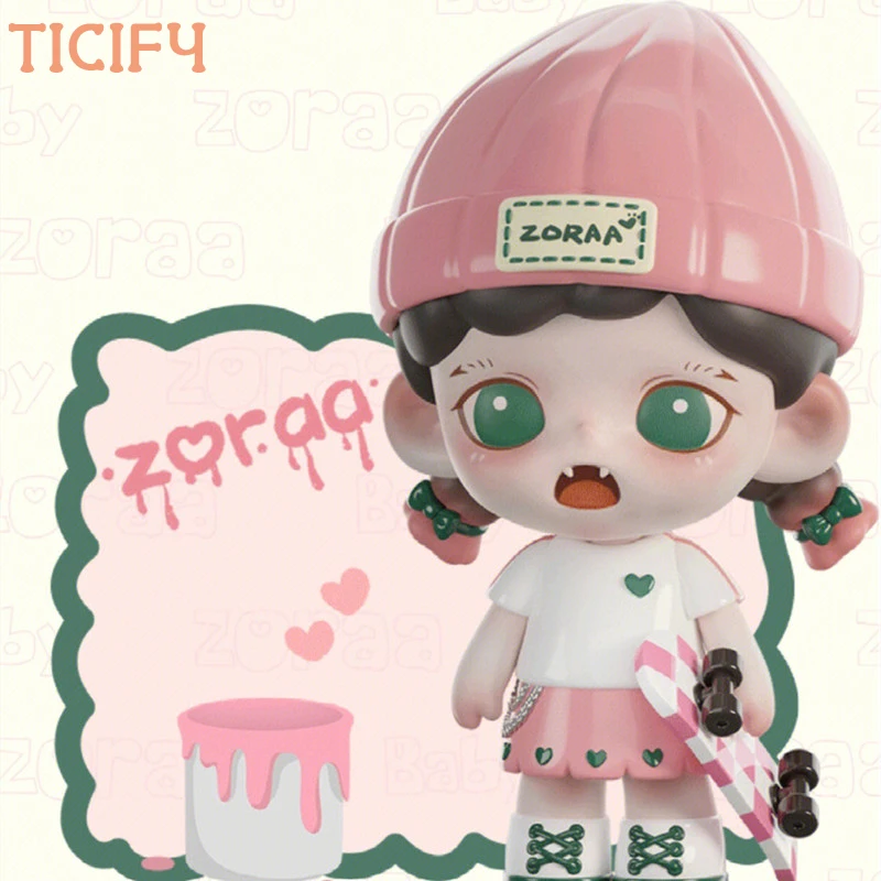 BABY Zoraa Series Blind Box Mystery Box Cute Action Anime Figure Kawaii Designer Doll Children Gif Cuts Cute Decoration Model To