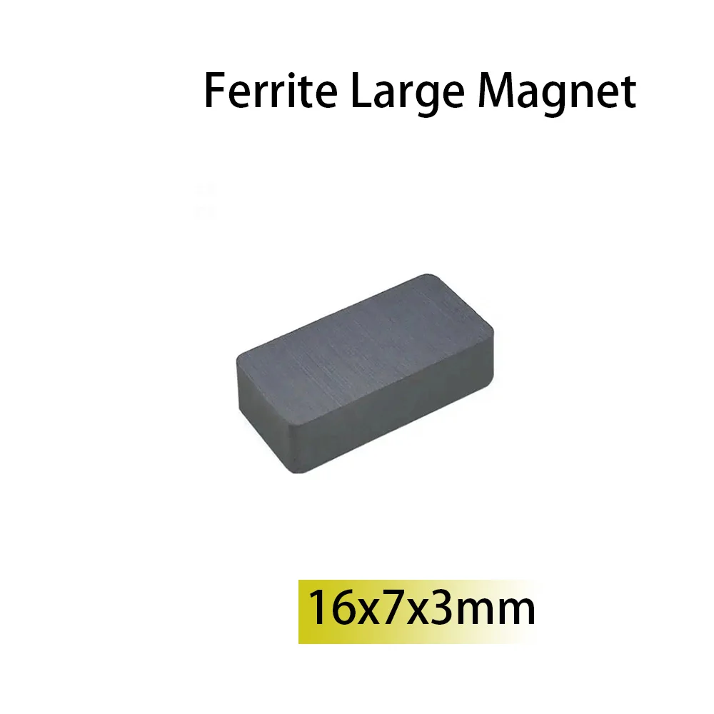 

15pcs 16x7x3mm Ferrite Magnets Block Square Electro Search Magnets N35 Fridge Holder Neocube BLack Ferrite Iman 16x7 magnetic