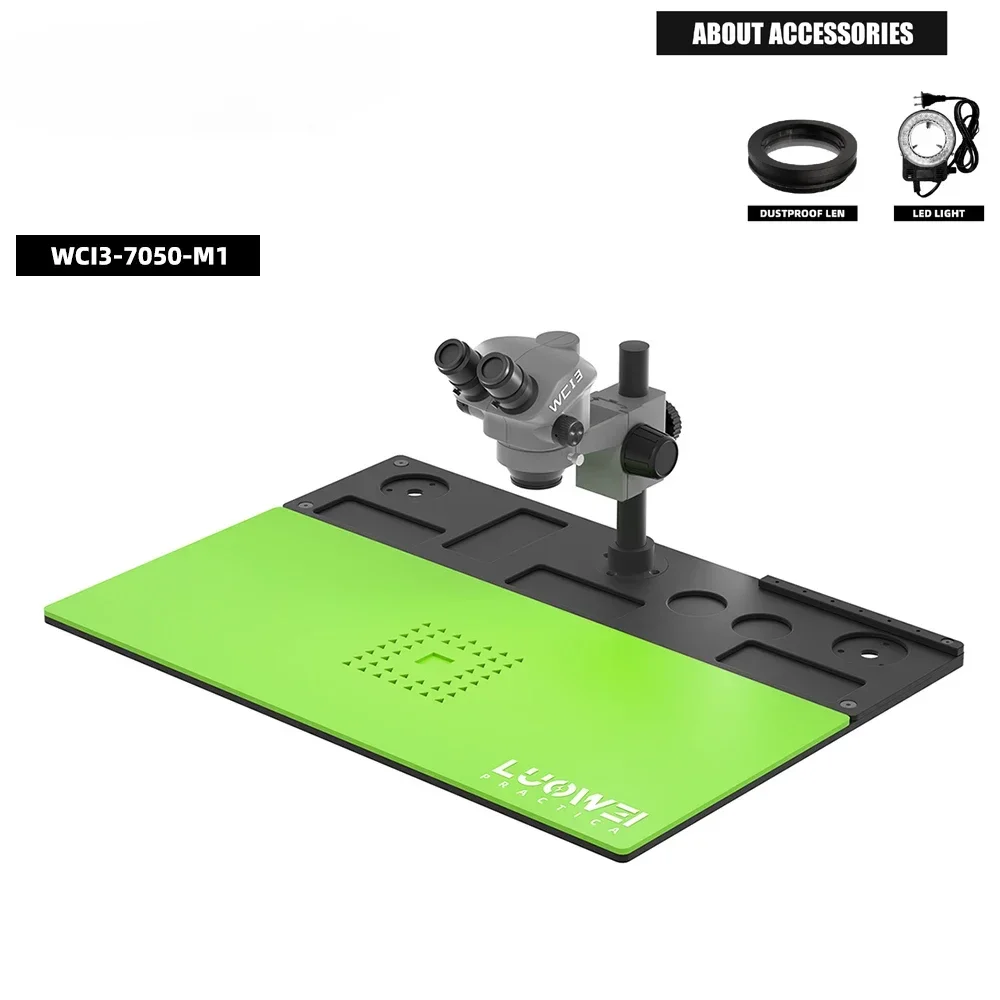 Бинокулярный Тринокулярный Универсальный мобильный микроскоп для WC13 6 5-65X 7-50X