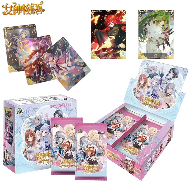 

New Goddess Story Ns-1M09 Set Scorching Sunshine Girl Princess Cartoon Collection Card Box Jcc Ccg Table Trading Game Cards