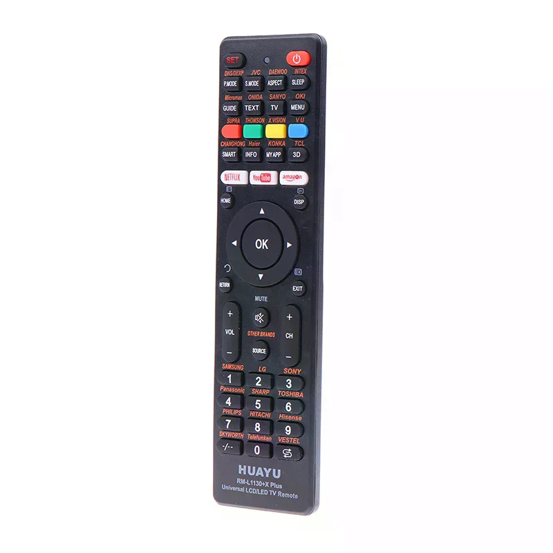 Фото Универсальный сменный пульт дистанционного управления Remote Plus Rm l1130 x для телевизора, высококачественный прочный материал, простая установка, идеальный выбор для подарка №1
