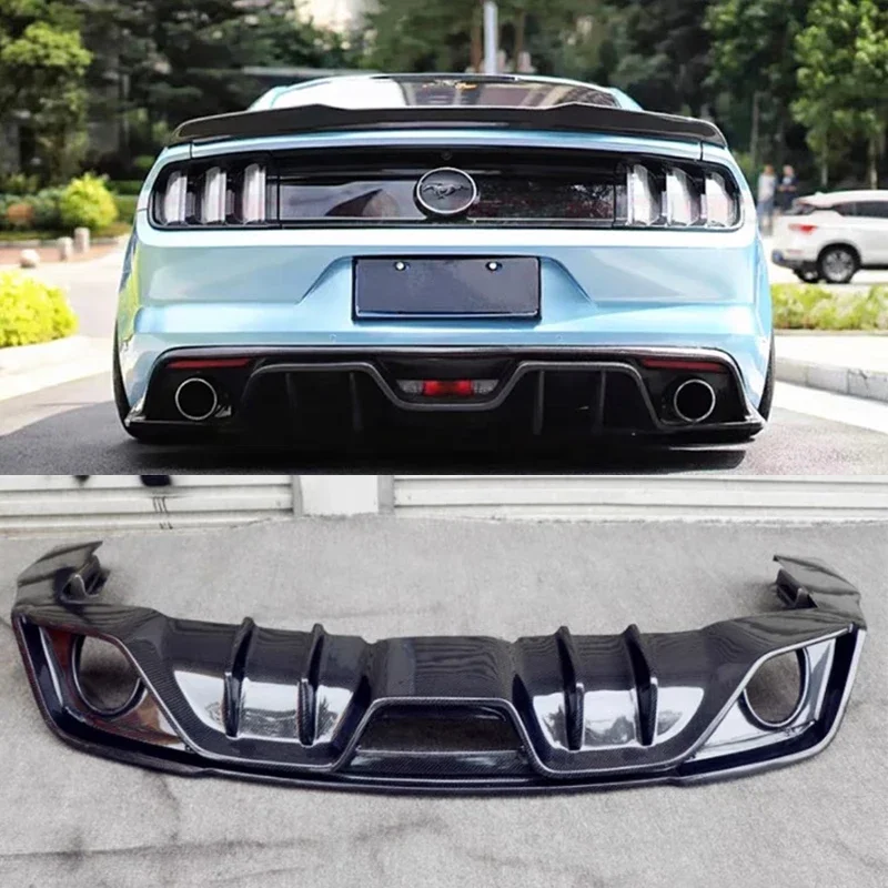 Для Ford Mustang 2018 2019 2020 высококачественный передний бампер из углеродного волокна