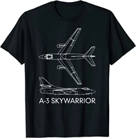 a 3 skywarrior strategic bomber plane men tshirt short casual 100 cotton shirts size s 3xl