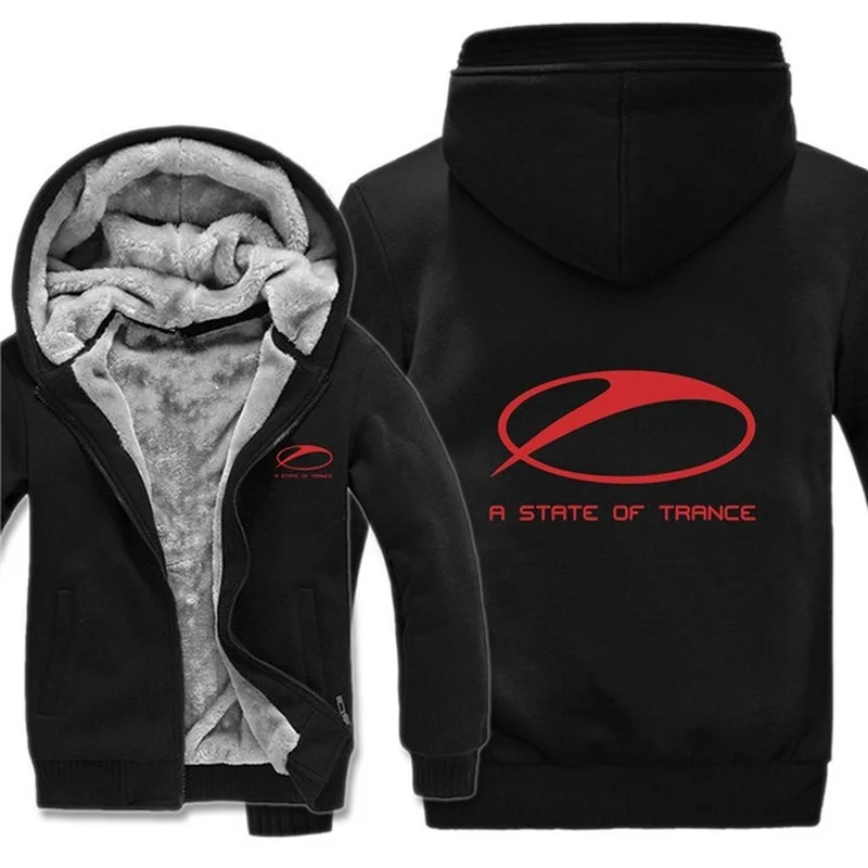 

NEW Winter Fashion Armin Van Buuren A State Of Trance Hoodies Men Coat Wool Liner Jacket Hip Hop DJ Sweatshirts R