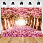 Фон для фотографирования мальчиков и девочек с изображением цветов