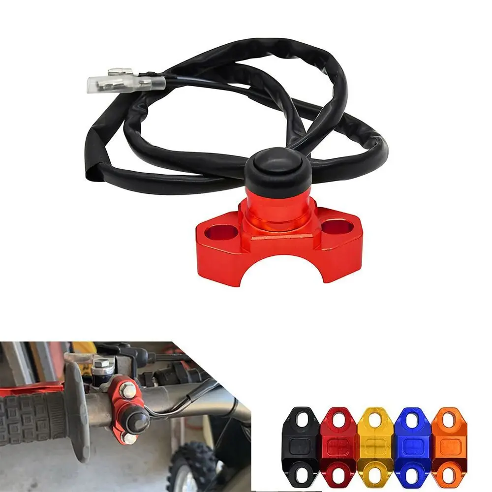 

Motorcycle Engine Button Momentary Push Button Motorcycle Engine Kill Switch Replacement Practical Motorbike Accessories
