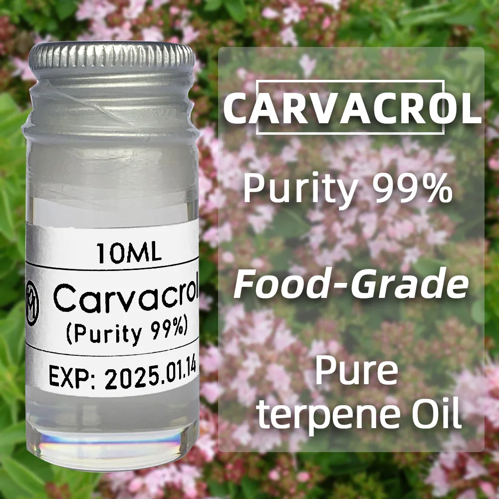 

OSM 10ml-30ml Organic Plants single terpene Carvacrol oil with 99% purity as raw material for DIY cosmetics or flavorings item