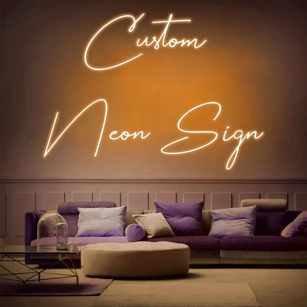 

Неоновая вывеска на заказ, светодиодный светильник, декор с логотипом комнаты для свадебной вечеринки, дня рождения, магазина, именной диза...
