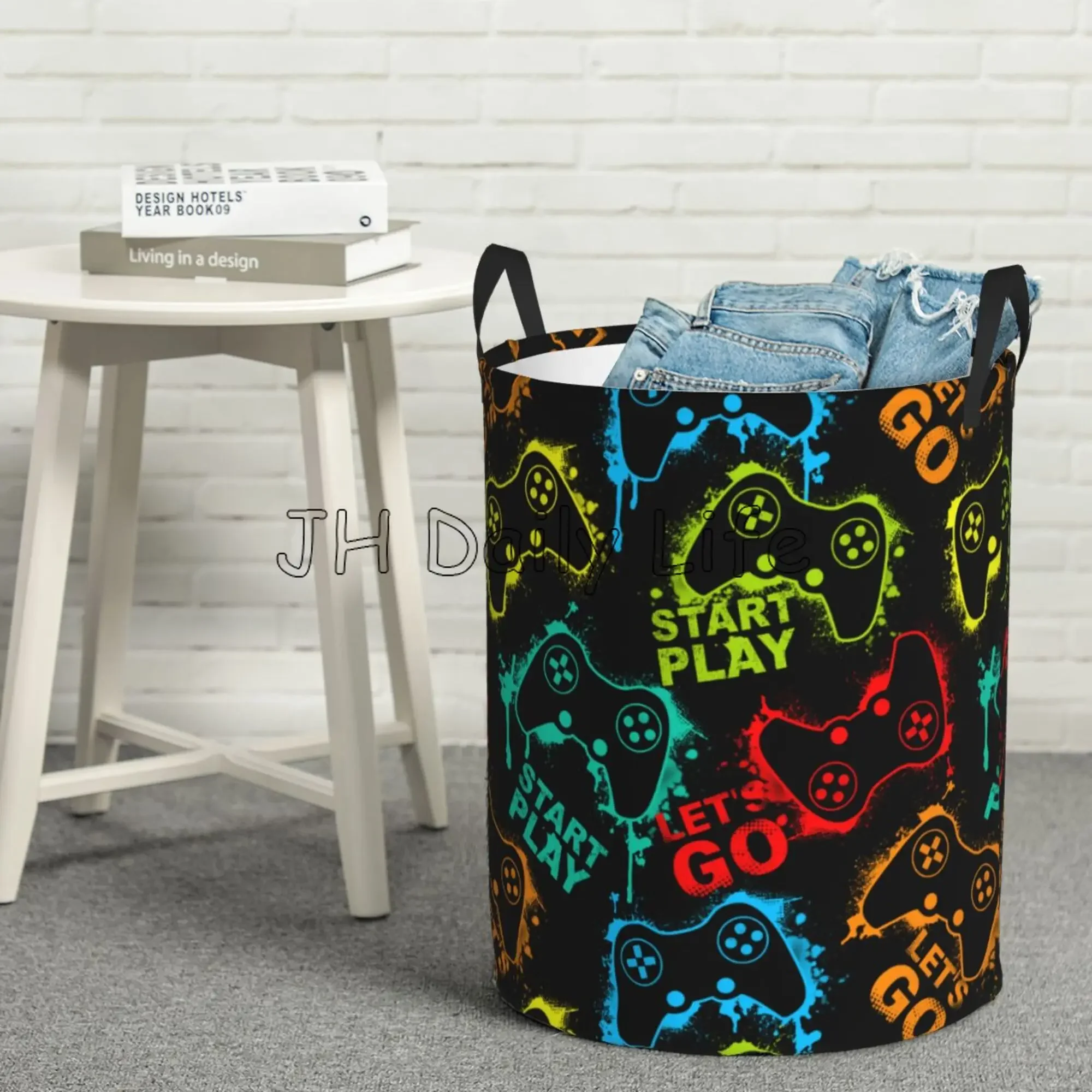 Игровая корзина для белья хранения игр игровой контроллер игрушки органайзер