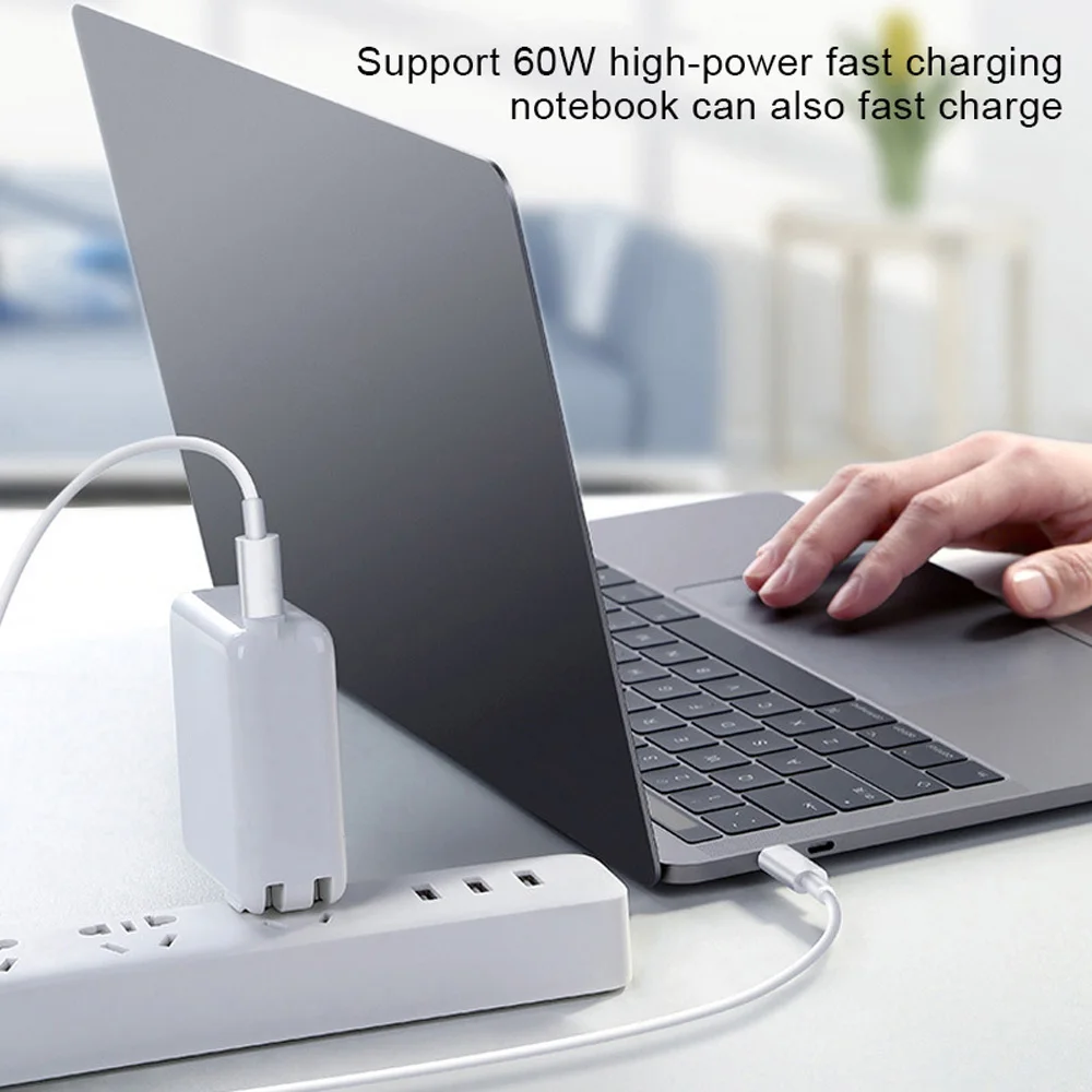 96W USB C Power Adapter For Macbook Pro 14" 15" 16" 87 W 61W Premium Fast PD Laptop Charger For Mac Book Air 13.3" With Cable images - 6