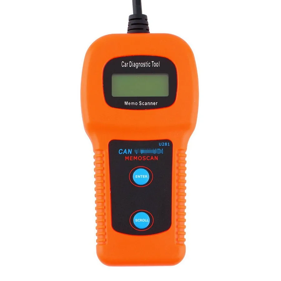 Лучшая цена OBD2 OBDII Memo Scanner U281 Считыватель кодов Чтение и стирание Инструмент для