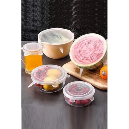 Силиконовая растягивающаяся крышка 6 дюймов для консервантов пищевых продуктов