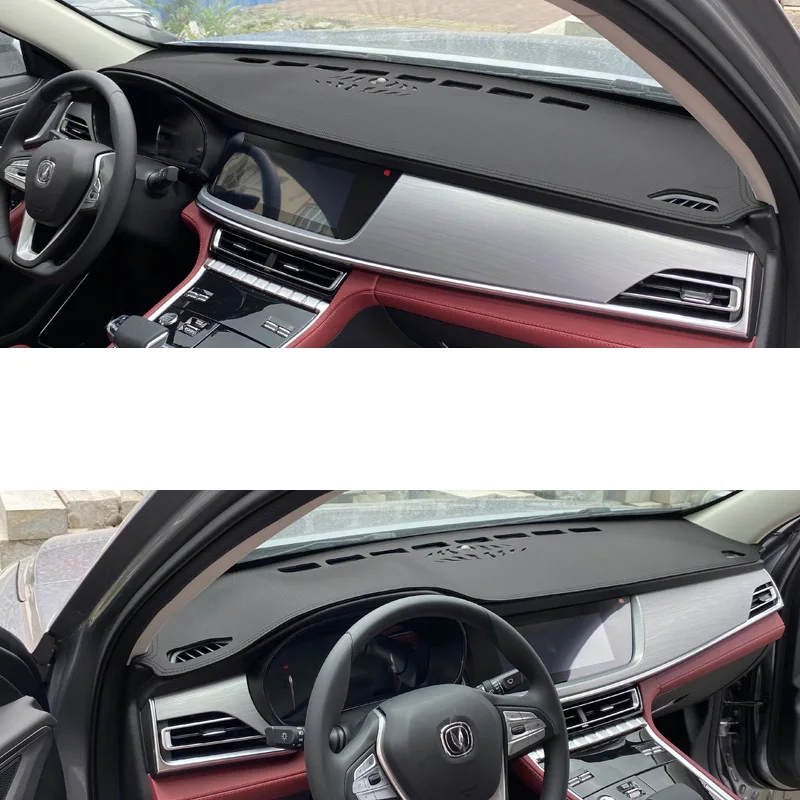 Кожаный Противоскользящий коврик для приборной панели автомобиля changan cs85 coupe 2019