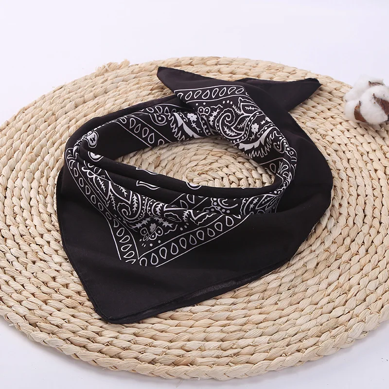 Popular Hip Hop cashew flowers Bandana Men Women Outdoor Headbands Hair Band Wrist Wraps Hair Scarves towel Hair Accessories