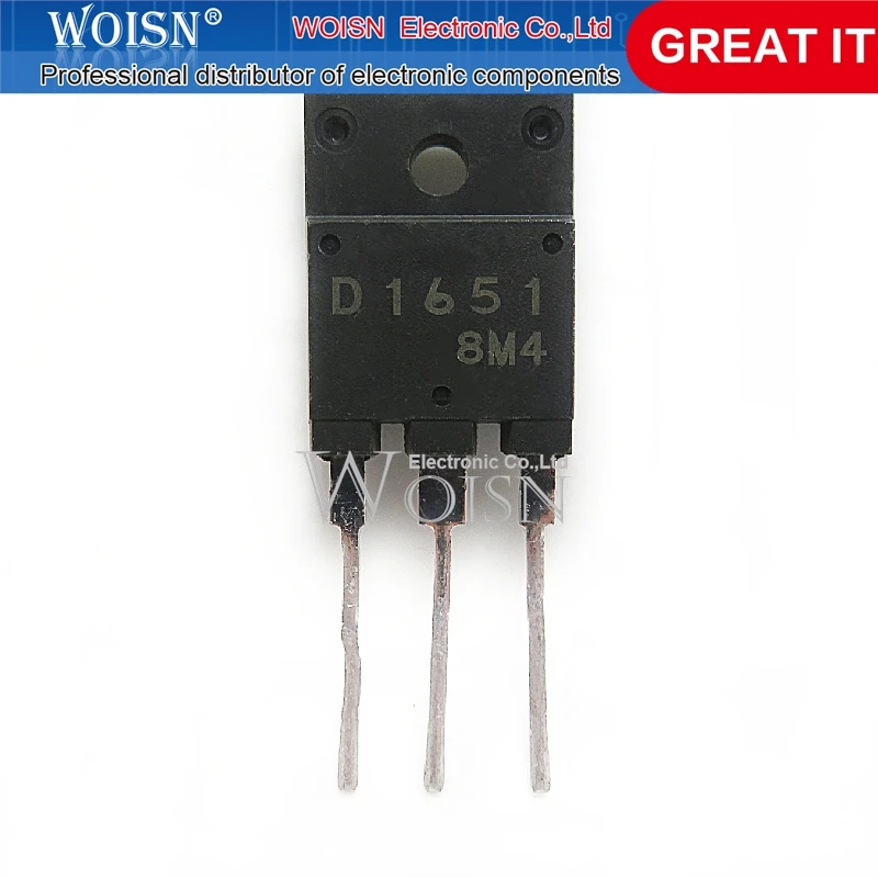 5 шт. 2SD1651 D1651 TO-3P новый оригинальный в наличии