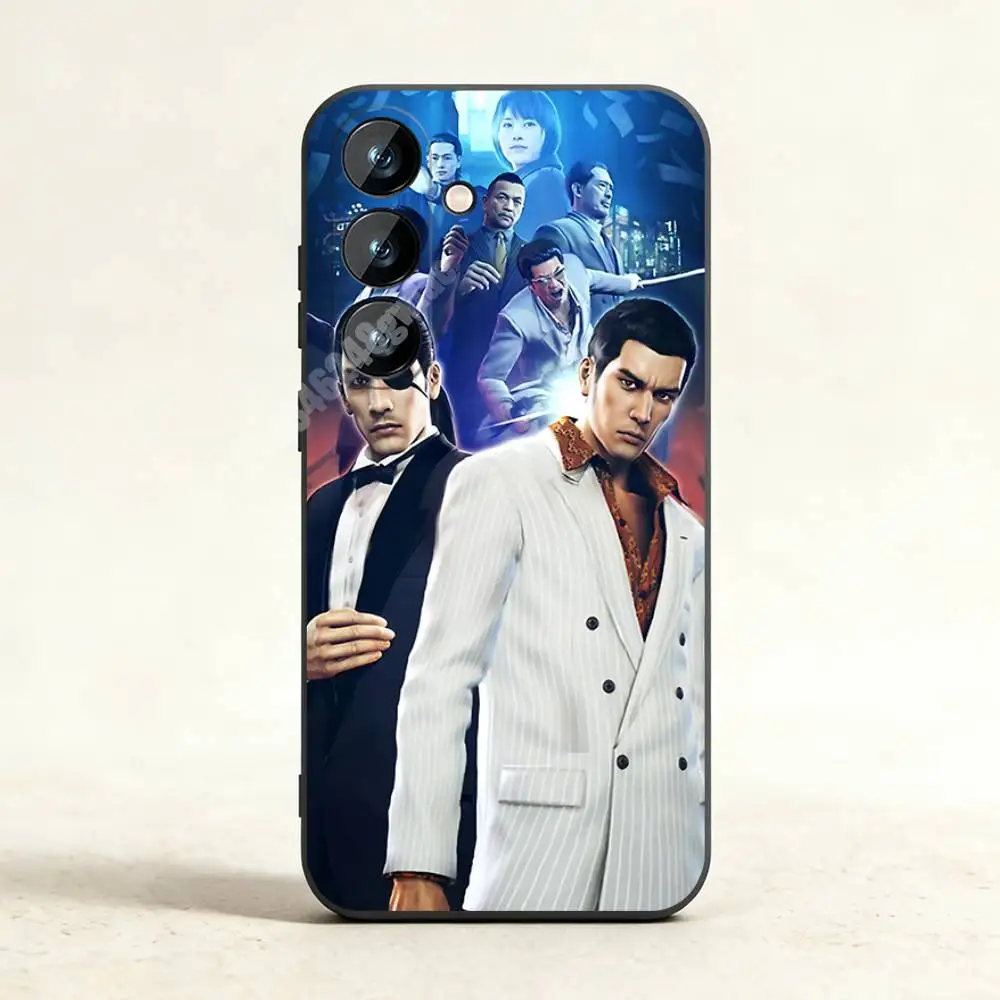 Фото Чехол для телефона Goro Majima Like A Dragon для Samsung Galaxy A12 13 Note 10Pro 20Ultra A20 21 30 31 40 41 A71 72, силиконовый протектор. №3